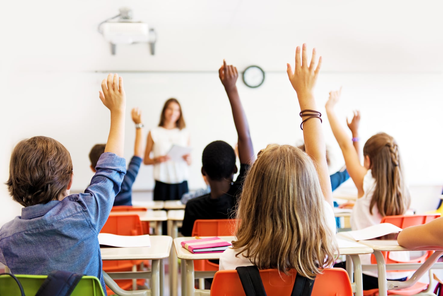 Education Website in Beige Orange Green Round and Friendly Style